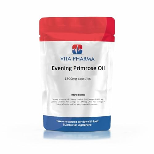 VITA PHARMA Evening Primrose Oil 1300mg 120 Capsules
