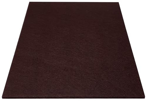 cyclingcolors almohadilla fieltro adhesivo cortar 300x210mm espesor 5mm autoadhesivos para muebles sillas deslizadores suelo, marrón