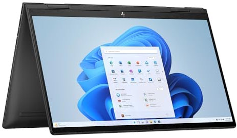 HP Envy x360 15-fh0002sl Convertibile, AMD Ryzen 7-7730U, RAM 16GB, SSD 512GB, AMD Radeon Integrata, Schermo Touch da 15.6” FHD IPS Antiriflesso, Audio B&O, Privacy Cam, Windows 11, Metallo, Nero