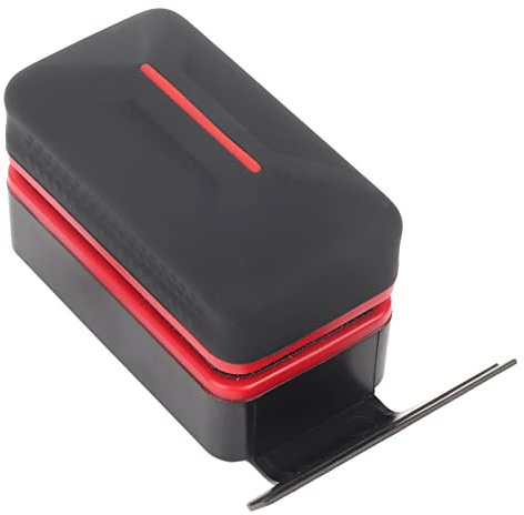 Starke Magnetische Reinigungsbürste für Aquarien, Ergonomisches Aquarium-Glasalgen-Magnet-Reinigungswerkzeug mit Abnehmbarem Schaber, Algenschaber, Magnetische Bürste, Aquarium-Glasreiniger Zur(L)