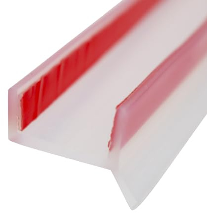ACESOME Rodapié para cocina, junta de borde de goma, zócalo de cocina, para 15 mm, 16 mm, 17 mm, 18 mm, listón de cocina para zócalo de cocina (transparente, 3 m)