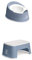 Bundle of BabyBjörn Cleveres Töpfchen, Graublau/Weiß + Tritthocker, Graublau/Weiß