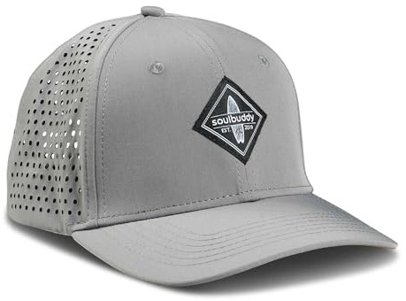 Soulbuddy Gorra deportiva para niños – Cappy Niños Niñas – 2 tamaños disponibles, gris claro, M