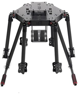 Helkolfiber ZD960 Hexa-Rotor Ram Hopfällbar Arm Hexacopter Ram Kit Med Landningsställ