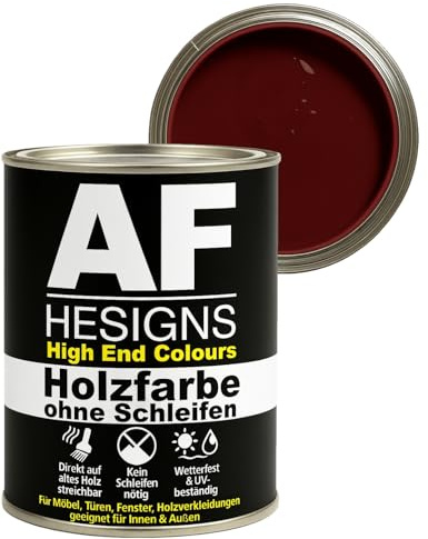 Alex Flittner Designs Furniture Paint without Sanding Terra Flame - Semi-Matt 750 ml Furniture Paint Wood & Metal Indoor/Outdoor Use