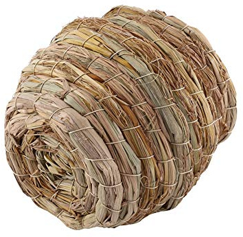 Nid D'oiseau en Paille tissé Naturel, Grotte pour Perroquet, Hamster, Maison pour Pinson, Perruche, 1 Nid, Usage Domestique