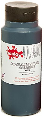 Sale - 500ml Black Acrylic Craft Paint | Acrylic Craft Paints