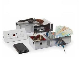 CASSAFORTE A MURO CON PRESA A SCOMPARSA CAMA-Z-IT6