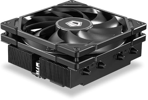 ID-COOLING IS-40-XT - Enfriador de CPU de perfil bajo de 47 mm de altura, 4 tubos de calor de contacto directo para HTPC, ITX y construcciones de factor de forma pequeño, ventilador delgado de 92 x 92