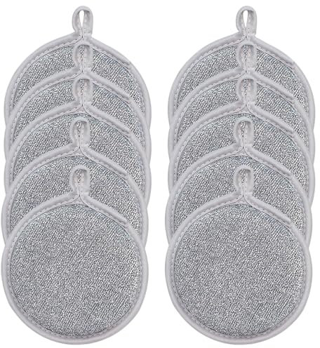 Spugna multiuso in filo metallico per lavare i piatti, panni per la pulizia della cucina, tappetino riutilizzabile 5 pezzi/10 pezzi/15 pezzi