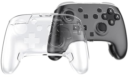 Genomskinligt PC kristallskyddsfodral för Switch 2 PRO kontrollfodral anti-repor spelplatta skal för NS2 PRO
