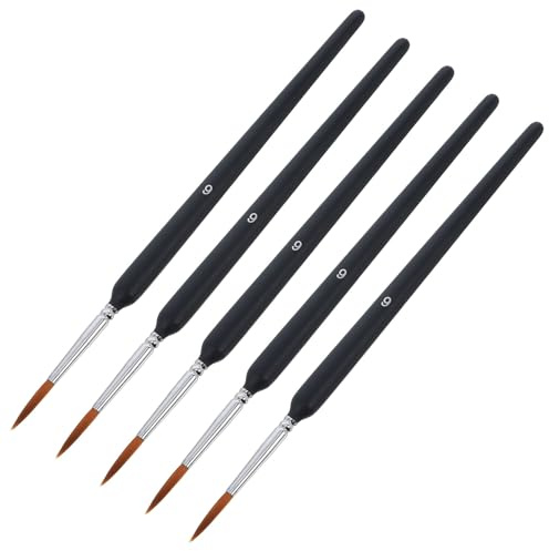 Tofficu Lot de 5 Brosses de Pollinisation Manuelles Portatives pour Jardin, Stylo Pollinisateur pour Légumes, Fruits et Succulentes, Outil Léger et Polyvalent pour Usage Extérieur