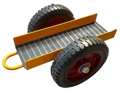 Carrello a pannello con ruote robuste per il trasporto su tutti i terreni di legno, compensato e cartongesso
