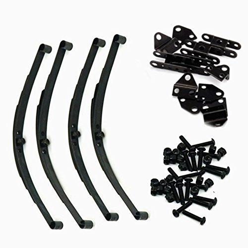 Black 1 Set Leaf Springs Set HighLift Chassis for RC4WD D90 1/10 RC Crawler Auto Upgrade Parts