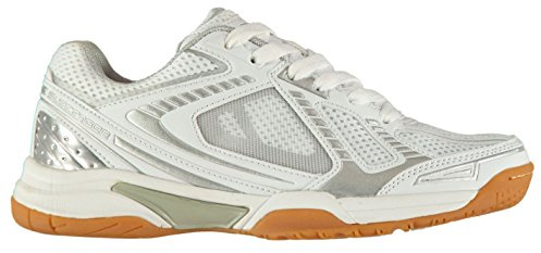 Slazenger Womens Indoor Shoes White/Silver UK 5 (38)