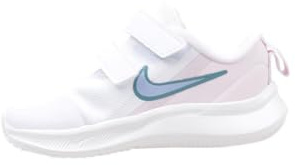 Nike Star Runner 3 Sneaker, Weiß/Kobalt Bliss-Pearl Pink, 30 EU