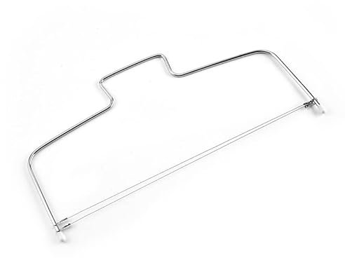 Divisor de suelo de tartas de acero inoxidable, cortador de tartas, cortador de tartas, cortador de tartas, cortador de tartas, herramientas de pastelería, alambre de corte, 32 cm