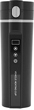 Edelstahl Auto Wasserkocher 12V/24V, 450ml Elektrischer Reise-Wasserkocher für Kaffee/Tee/Milch, Temperaturregelung Zigarettenanzünder, BPA-frei, Ideal für unterwegs