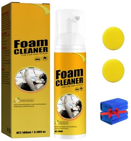 Ambitionös magisk skumrengörare multifunktionellt rengöringsmedel, rengöringsspray för alla ändamål, multifunktionell skumrengöringsspray för bil (1, 100 ml)