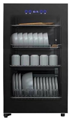 YXFAZPP Gabinete De Calefacción De Vajilla De Gran Capacidad De 220 V, Secador De Almacenamiento Multifuncional, Protección De Apagado Automático,128L