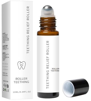 Rodillo De Dentición,Teething Roller Para Bebés Y Niños Pequeños,Aliviar El Dolor Natural,Reduce Las Molestias Dentales,Suave Y Seguro,10ML