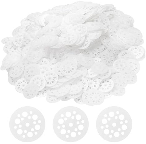 Lot de 300 plaques isolantes, disques en plastique, 46 mm, plaques en mousse, rondelles en polypropylène, rondelles en plastique pour la fixation et le soutien, les plaques isolantes, le disque de