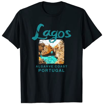 Lagos Portugal Costa del Algarve Portugués Vintage Camiseta