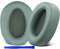 SOULWIT Cuscinetti Auricolari Di Ricambio per Sony h.Ear on MDR-100A (MDR100A), MDR-100AAP (MDR100AAP), MDR-H600A (MDRH600A) Cuffia, con Pelle Proteica Più Morbida-Verdi