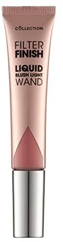 Collection Cosmetics Award Winning Filter Finish Liquid Blush Wand, Highlighting & Illuminating, 12ml, Peach pleasure, Vegan