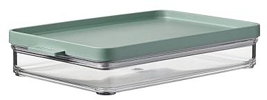 Mepal Wurst Aufbewahrung Kühlschrank - Kühlschrank Organizer Aufschnitt - Kühlschrankbehälter für die Aufbewahrung und Organisation in der Küche - 500 ml - Nordic sage