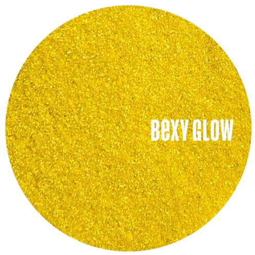 Bexy Glow Colour Acrylic Powders Honey Fizz | Juicy Fruits Acrylic Nail Collection | Professional Acrylic Nail Powder | Glitter Acrylic Nail Powder | Yellow Acrylic Nail Powder | 20g
