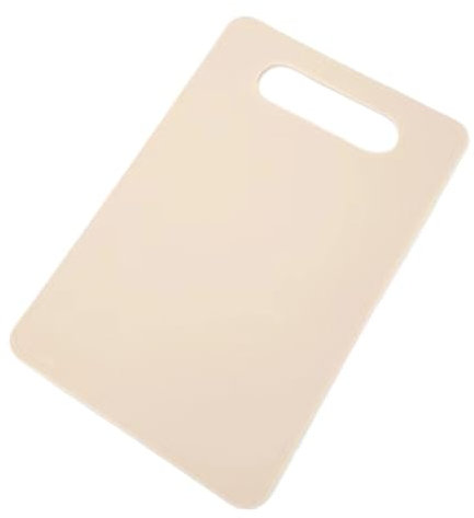 HESHUYAN Schneidebrett Küchenwerkzeuge Multicolor Leicht zu reinigen rutschfeste Kunststoff-Schneidebrett Lebensmittel Schneideblock Matte Werkzeug Küche Kochbedarf Cutting Board(Apricot)