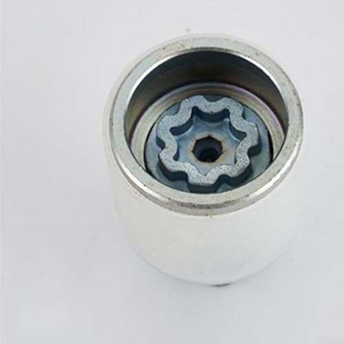 Eawfgtuw Juego de llaves de bloqueo de seguridad, zócalo de tuerca de rueda de 17 mm para ruedas de coche A6, A3, A5, A4, herramienta de protección antirrobo 809 J 814 Q(Q)