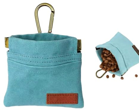 Porta Premietti per Cani,Mani Libere e Moschettone,Snack Porta Crocchette,Addestramento Cani Accessori,per Passeggiate,Agility e Sessioni di Allenamento