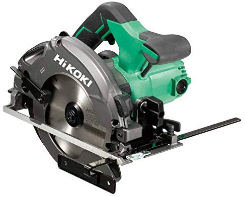 HIKOKI Handkreissäge C6U3 (1300 Watt, 230 V, Sägeblatt Ø 165 mm, Max. Schnittiefe 90°: 54 mm / 45°: 40 mm, 2 Stufen Sicherheitsschalter, HM-Sägeblatt, im Koffer)