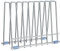 IDEATECH Reusable Storage Bag Drying Rack, Stainless Steel Stand, File Organizer Desktop Book Shelf (Silver)