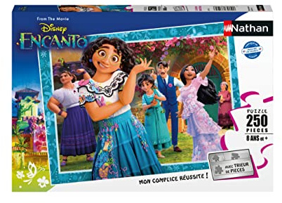 Nathan - Puzzle pour enfants - 250 pièces - La fantastique famille Madrigal - Pour enfants dès 8 ans - Puzzle de qualité supérieure - Carton épais et résistant - Disney - 86195