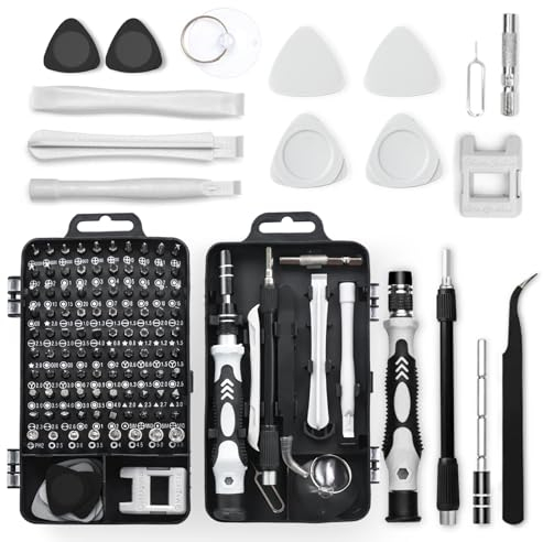 Set Cacciaviti di Precisione Kit Cacciaviti 115 in 1 Set Cacciaviti Precisione Multifunzione per Smartphone, iPad,Tablet,Elettronica