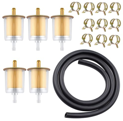 Royitay 5/16 Kraftstofffilter Benzinfilter 8mm Innendurchmesser NBR Kautschuk Schlauch 1m Hydraulikölleitung Gummirohrschlauch für Autos LKW Motorr der RV's Gasmotor Inline Gas Kraftstoffleitung