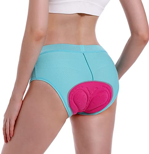 FEIXIANG Pantalon de Cyclisme pour Femmes,Short de Cyclisme Court sous-Vêtements de Cyclisme avec Rembourrage en Gel 4D,Pantalon de Cyclisme Respirant Short de Cyclisme à Séchage Rapide