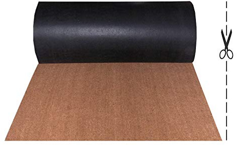 OLIVO.shop | Zerbino cocco su misura per ingresso, zerbino in cocco naturale personalizzato su misura ROTOLO COCCO H 1 metro (100x40 cm)