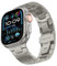 Métal Bracelet pour Apple Watch Ultra 2 49mm, Acier Inoxydable avec Fermeture Papillon pour iWatch Ultra/Series 10 9 8 7 SE 6 5 4 (49mm 46mm 45mm 44mm 42mm) - Hommes