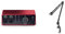 Focusrite Scarlett 4i4 4. Gen USB-Audio-Interface für Musiker & RØDE PSA1 Rundfunk-Gelenkarmstativ, Schwarz