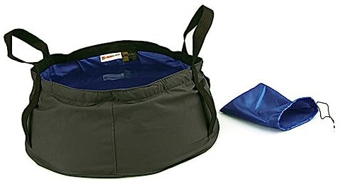 WESIEVYA Faltbarer Wasserbehälter Mit Tragegurten Leichter Outdoor Eimer Für Camping Wandern Picknick Platzsparend Stabiles Faltbares Waschbecken in Inklusive Aufbewahrungstasche