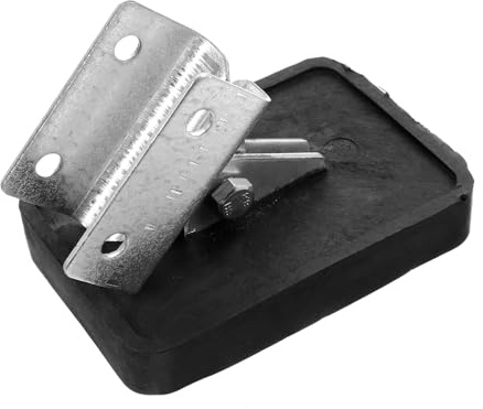 CONGARTENO Piedini Scala Antiscivolo in Gomma Spessa Protezione Piedi Scaletta Telescopica Stabilizzatore Resistente Alla Corrosione Per Uso Sicuro e Superficie Protetta