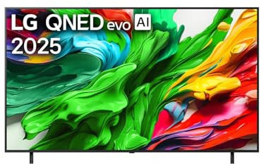 LG TV QNED Evo AI 2025 | 75QNED85A | 75'' (189 cm) | MiniLED 144Hz | Processeur α8 AI 4K Gen2 |Dolby Vision | Alexa