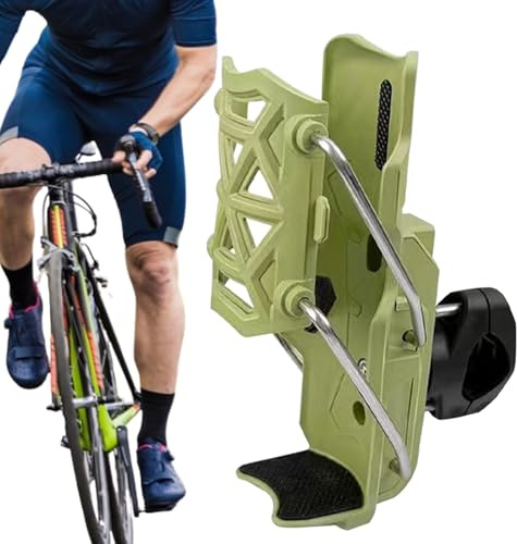 Mimoqk Porta bottiglia per bicicletta | Supporto bottiglia regolabile per mountain bike,Accessorio per moto per sport all'aria aperta escursionismo viaggio scooter avventura strada trasporto ciclismo