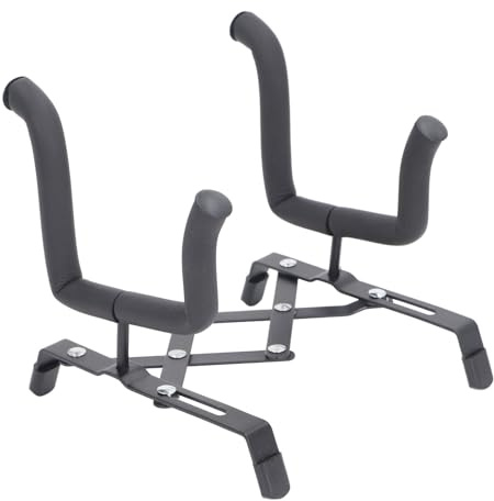 Fafeicy Support de ukulélé Pliable et Rétractable, en Forme de H en Métal, Support Portable pour Violon, Mandoline, Idéal pour les Musiciens en Déplacement
