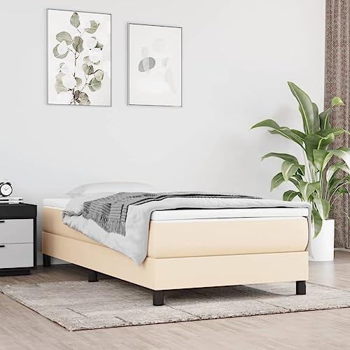 Cartvyn Pocketmadrass medium grädde 90 x 200 x 20 cm, andas, ergonomisk, fjäderkärna, kallskum, minnesskum, tvättbart för enkelsäng och rygg, bekvämt och stödjande