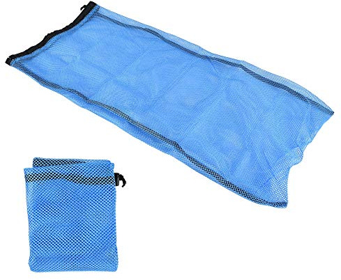 Keenso Dive Net Bag, Dive Drawstring Bag Portable Nylon Mesh Stuff Sack Packing Net Scuba Dive Bag for Water Sports Snorkelling (Blue) Diving Diving Diving